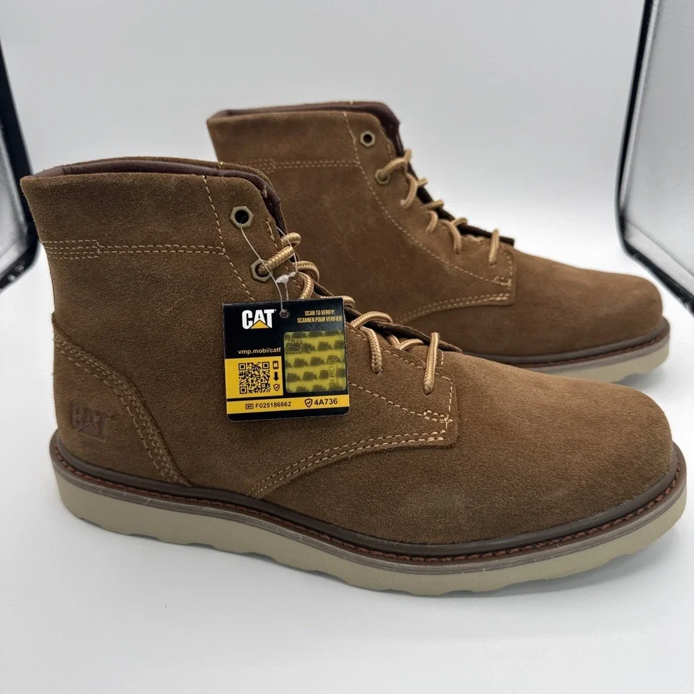 Cat Footwear Men's Narrate Work Boots Dachshund Size 11.5 P725201 (New With Box)